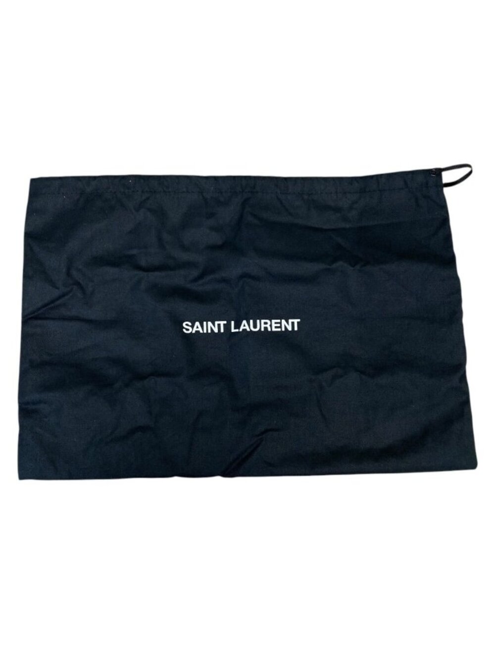 Saint Laurent Belt Bag Logo Leather Metallic Silver Paris Sophistication Luxury - Picture 10 of 10